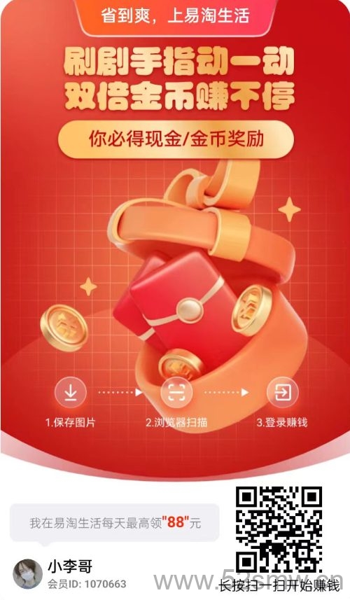 尚玩旗下易淘生活项目，轻松实现每日稳定收益，让你享受多重赚钱体验-首码项目网