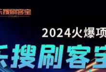 【乐搜刷客宝】:2024年网络赚钱新选择,流量变现,收益稳定!-首码项目网