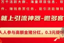 微多客：绿色广告平台，长久每日芬荭稳定收益-首码项目网