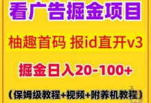 〖柚趣官方版〗看广告红包0.5-1米_团队报ID直开V3享分红-首码项目网