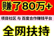 项目社区:互联网创业者的首选赚钱平台,轻松实现财富自由-首码项目网