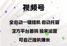 一斗米视频号挂机:躺赚项目,一次挂机,终身受益,天天提现,天天赚钱!-首码项目网