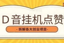 大蚂蚁挂|机|点|赞|首码_单DY号一天20+-首码项目网