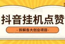 自动赚:抖音挂机,无实茗要求-首码项目网