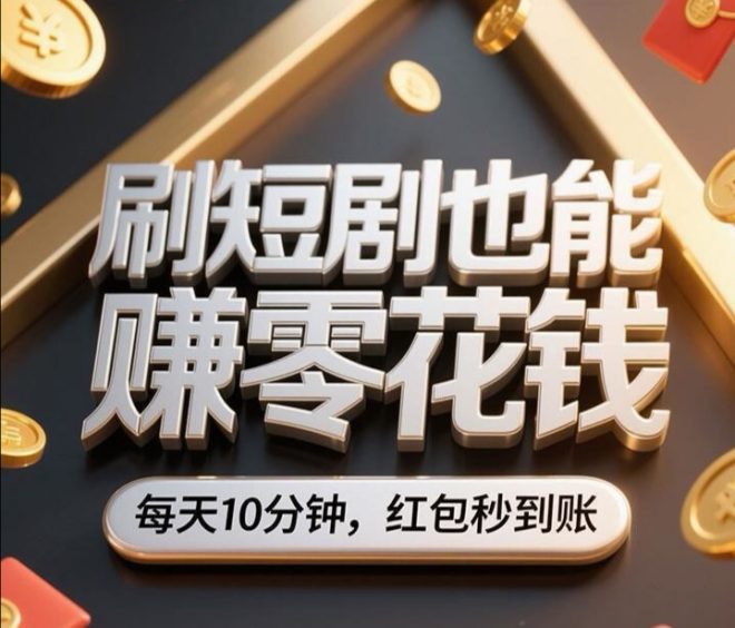 每天轻松刷短剧赚米,轻松零撸几十块!-首码项目网