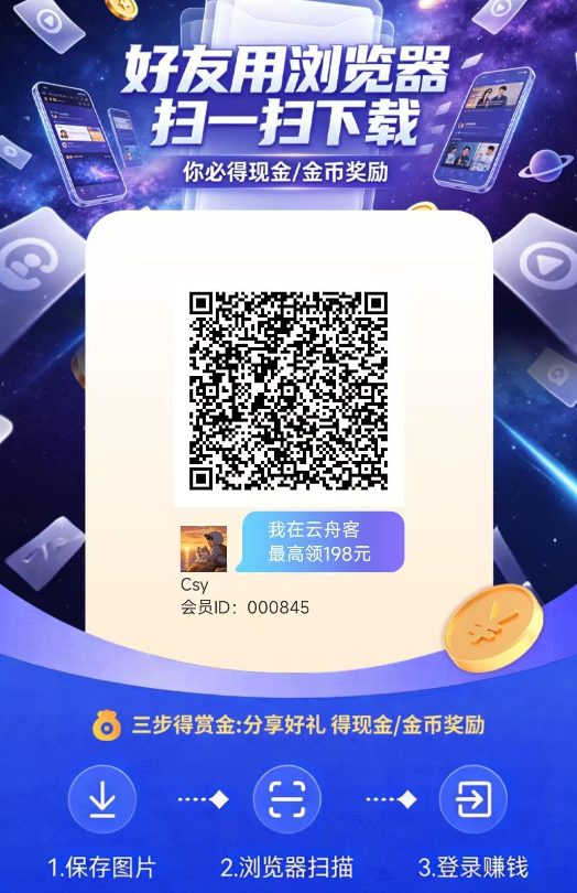 新台子云舟客：今天新出零撸广告赚，单机每天三十加-首码项目网