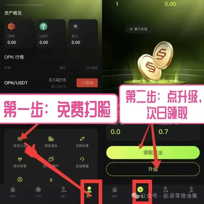 0撸OPN爬墙，注册认证完成后发id送5级。-首码项目网