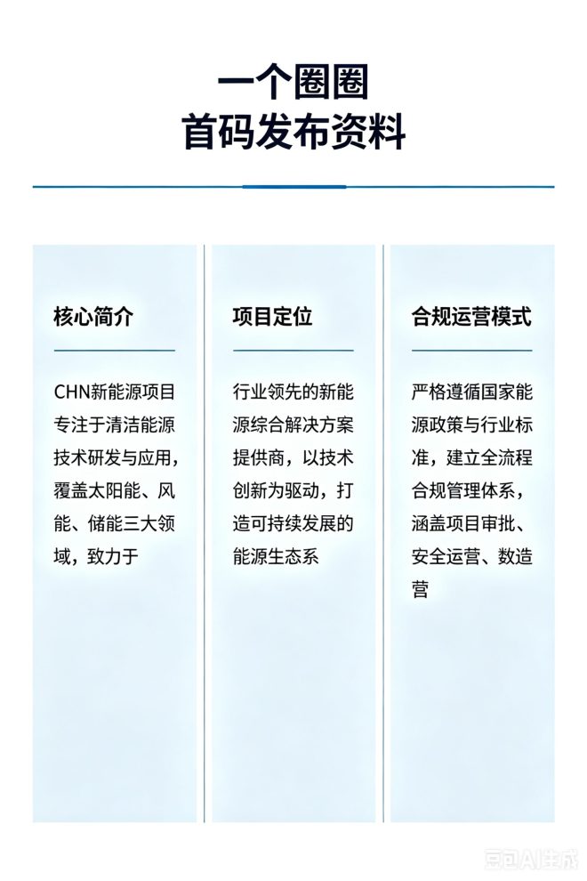 一个圈圈｜全新零撸生态，新手可做长期副业-首码项目网
