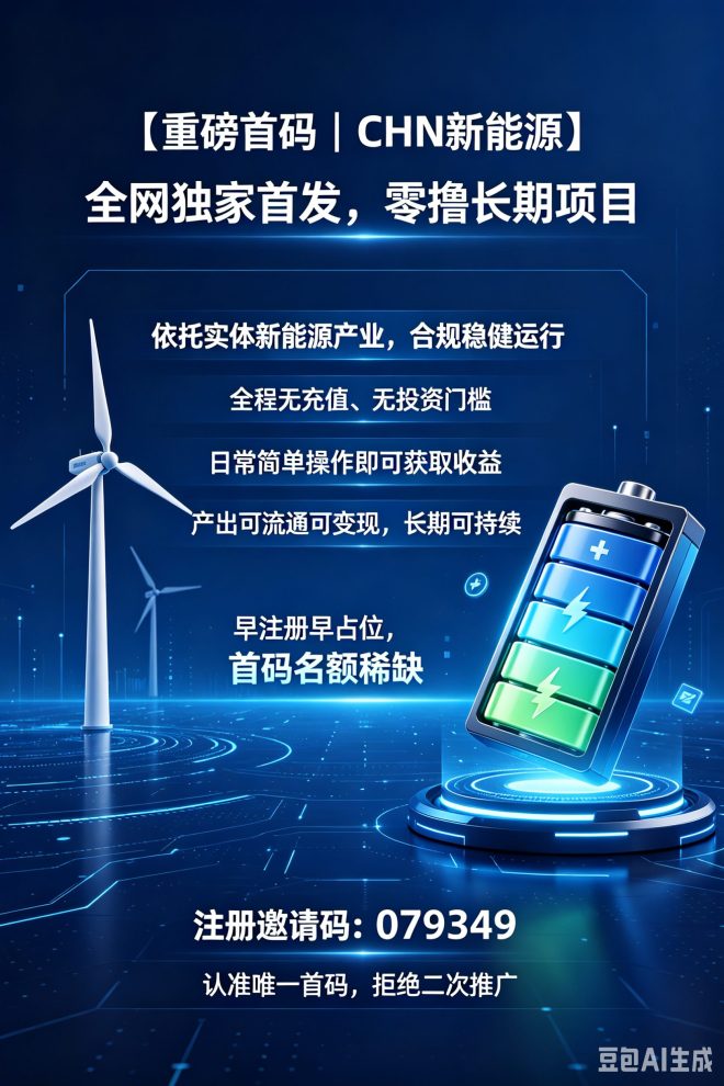 CHN新能源 优质首码项目-首码项目网