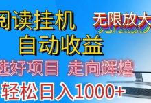 龙阅平台刚刚上线，2026正规阅读挂机入口-首码项目网
