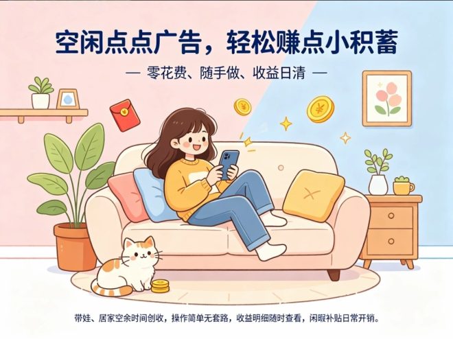 首码趣享：零撸福音，看广告也能攒收益，稳如泰山-首码项目网