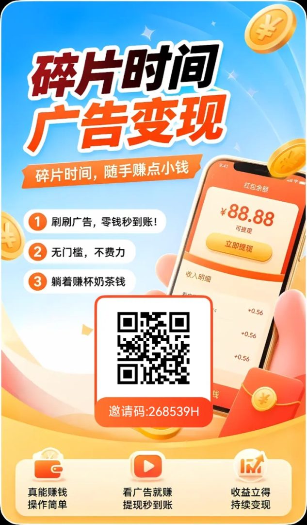 幸运红包广告零撸平台上线了，大平台很好撸！-首码项目网