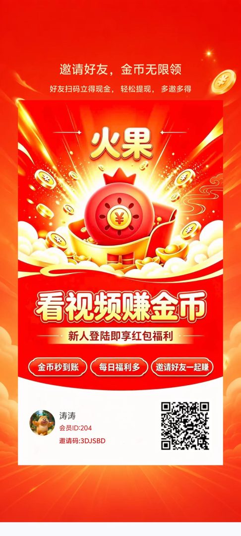 火果首码，零撸看广赚，放水中，保底收益，新品上线-首码项目网