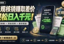 【360尖职首码】非常的牛,每天随便搞个几百几千-首码项目网