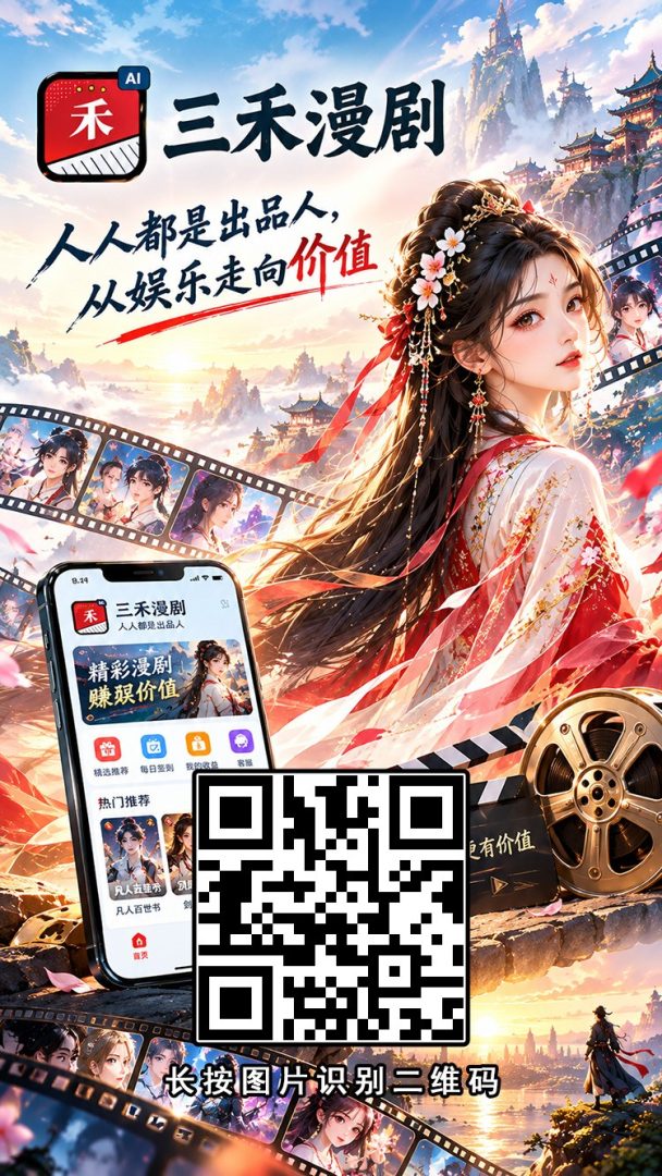 三禾漫剧零撸上线 注册送AI漫剧每天5米-吾爱首码网