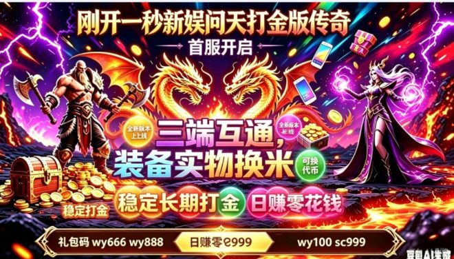 问天打金,装备变现 三端互通,随时打米-吾爱首码网