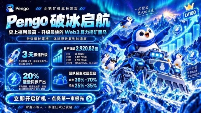 今天公测，零撸PENGU，注册送 80B和 k 机-吾爱首码网