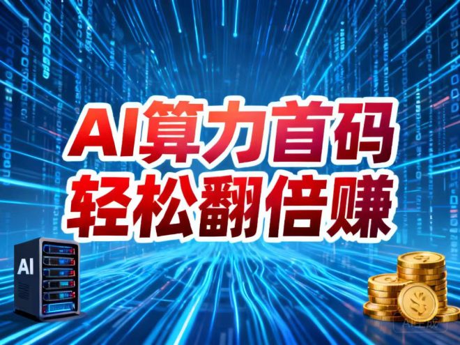 宇航AI算力首码_团队汾紅佣金自动发放到账户-吾爱首码网