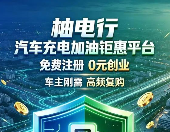 柚电行团队长招募,拿管道收益,新能源黄金风口好项目,共建充电万亿新赛道!-吾爱首码网