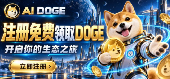 AI · DOGE生态,免费领DOGE,不需要充值!自己做任务有奖励,推荐好友有奖励!-吾爱首码网