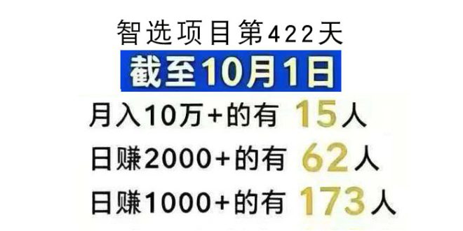 智选,月入30W-吾爱首码网